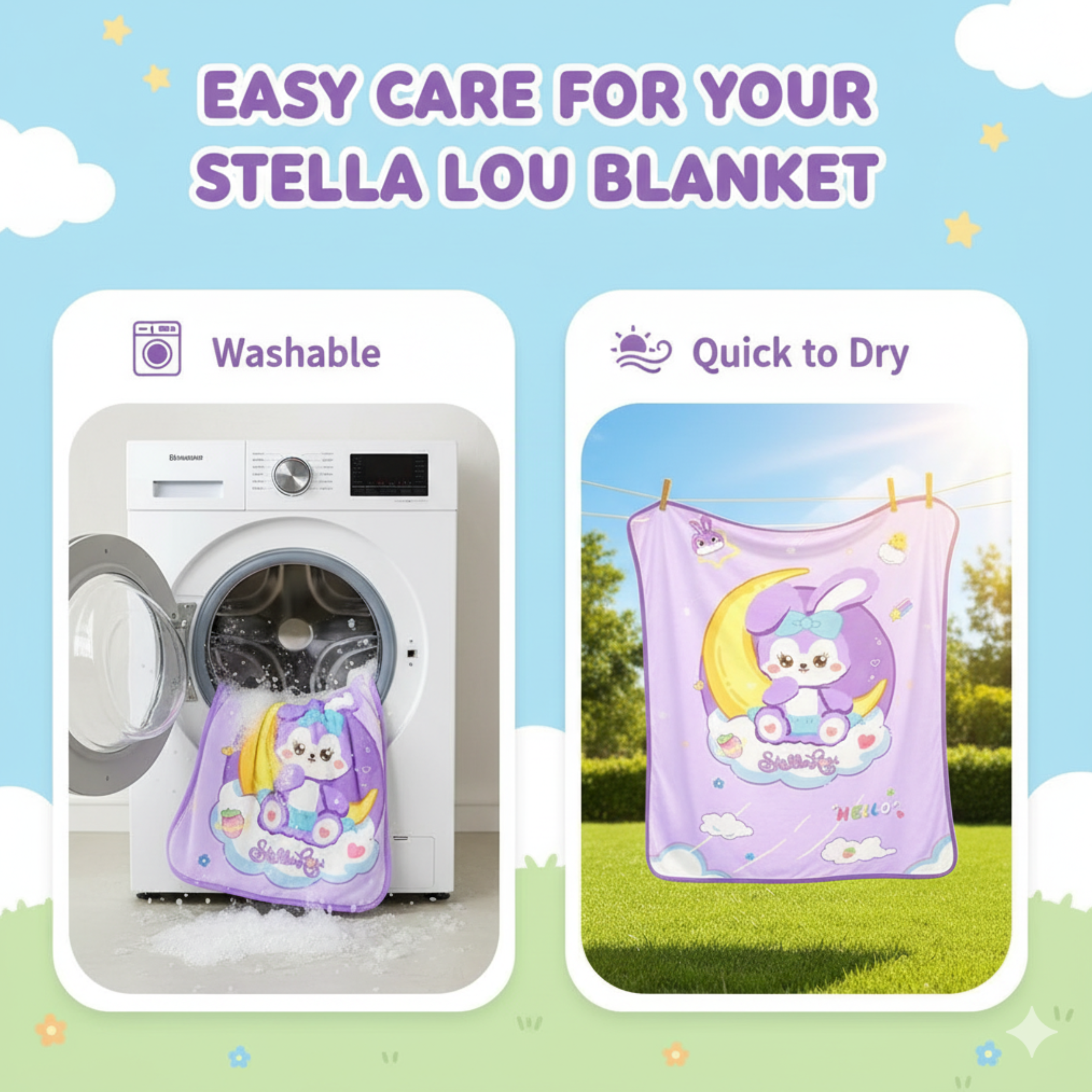 Premium Baby Blanket – Soft Plush 150×100 cm for Newborns & Kids