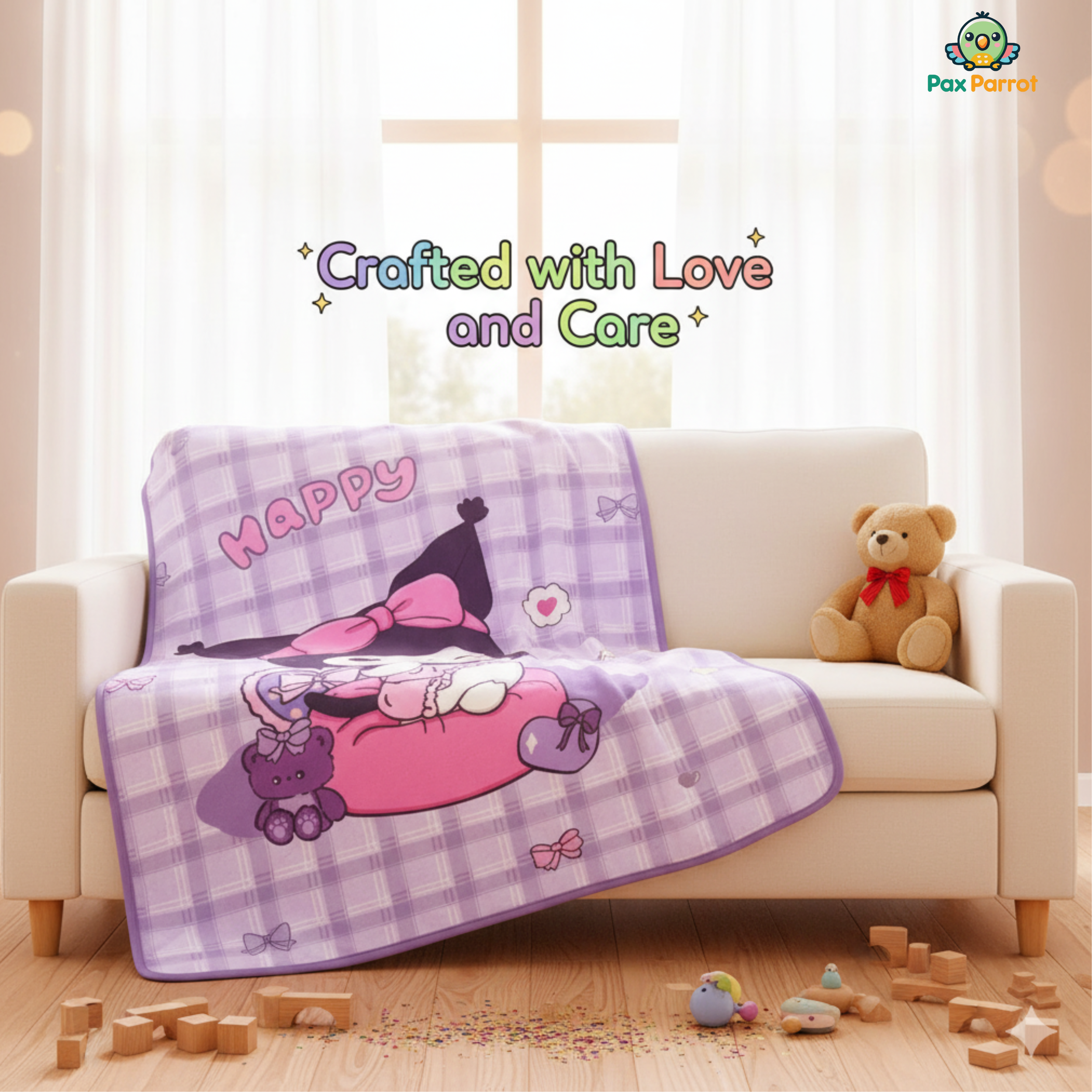 Premium Baby Blanket – Soft Plush 150×100 cm for Newborns & Kids