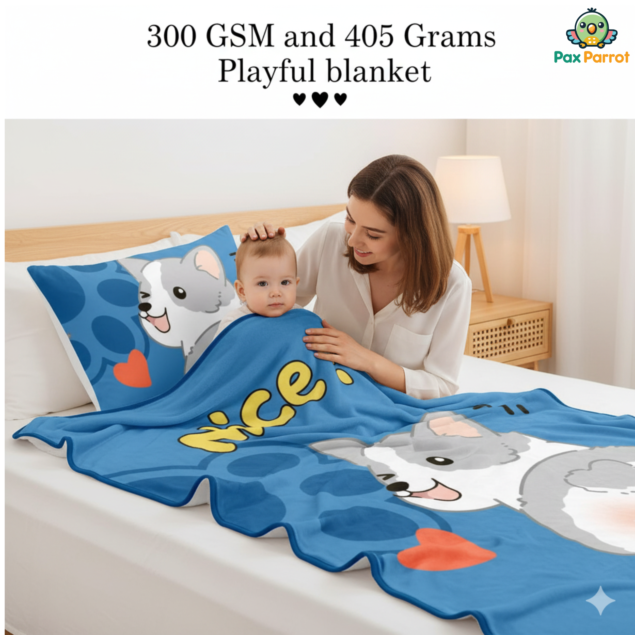 Premium Baby Blanket – Soft Plush 150×100 cm for Newborns & Kids