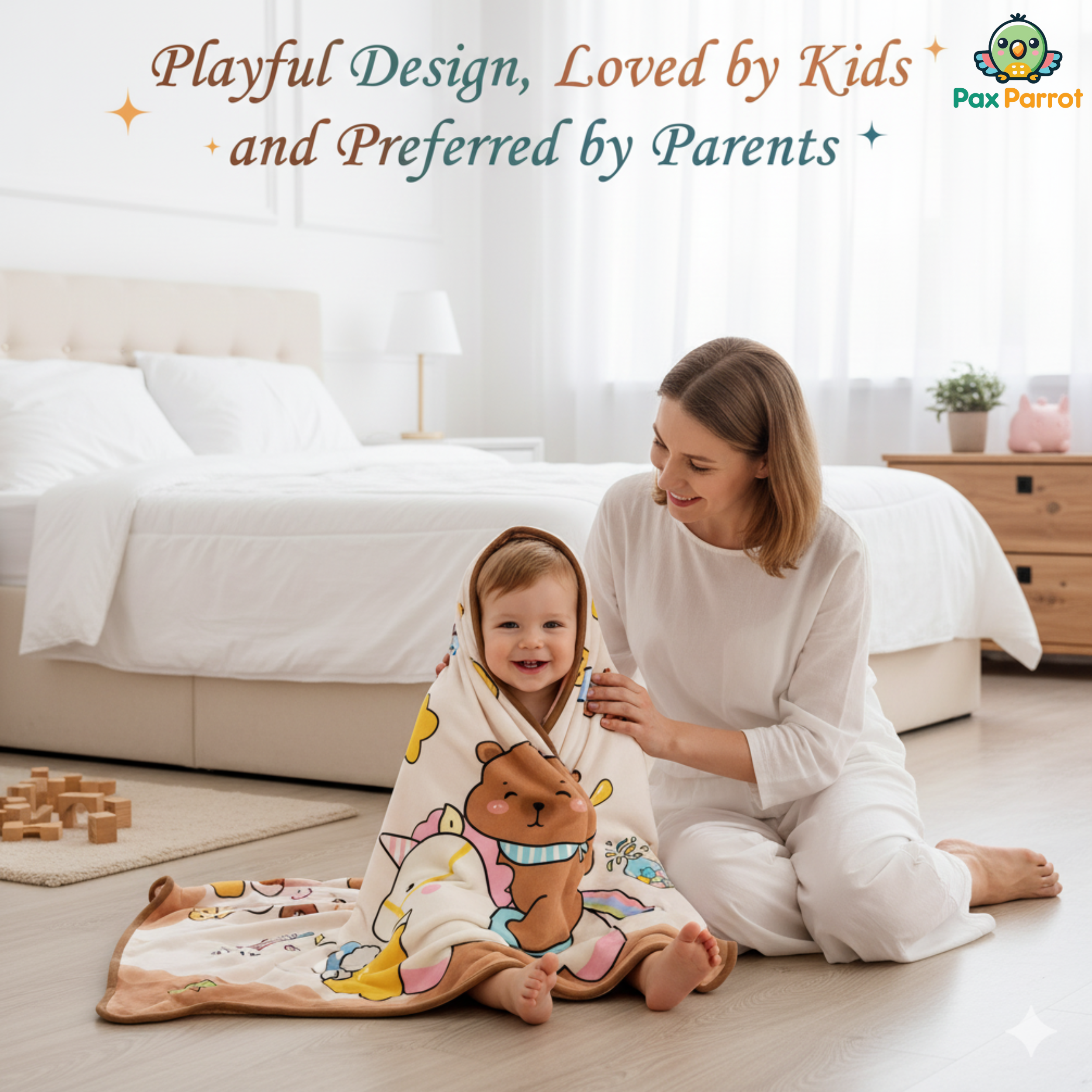 Premium Baby Blanket – Soft Plush 150×100 cm for Newborns & Kids