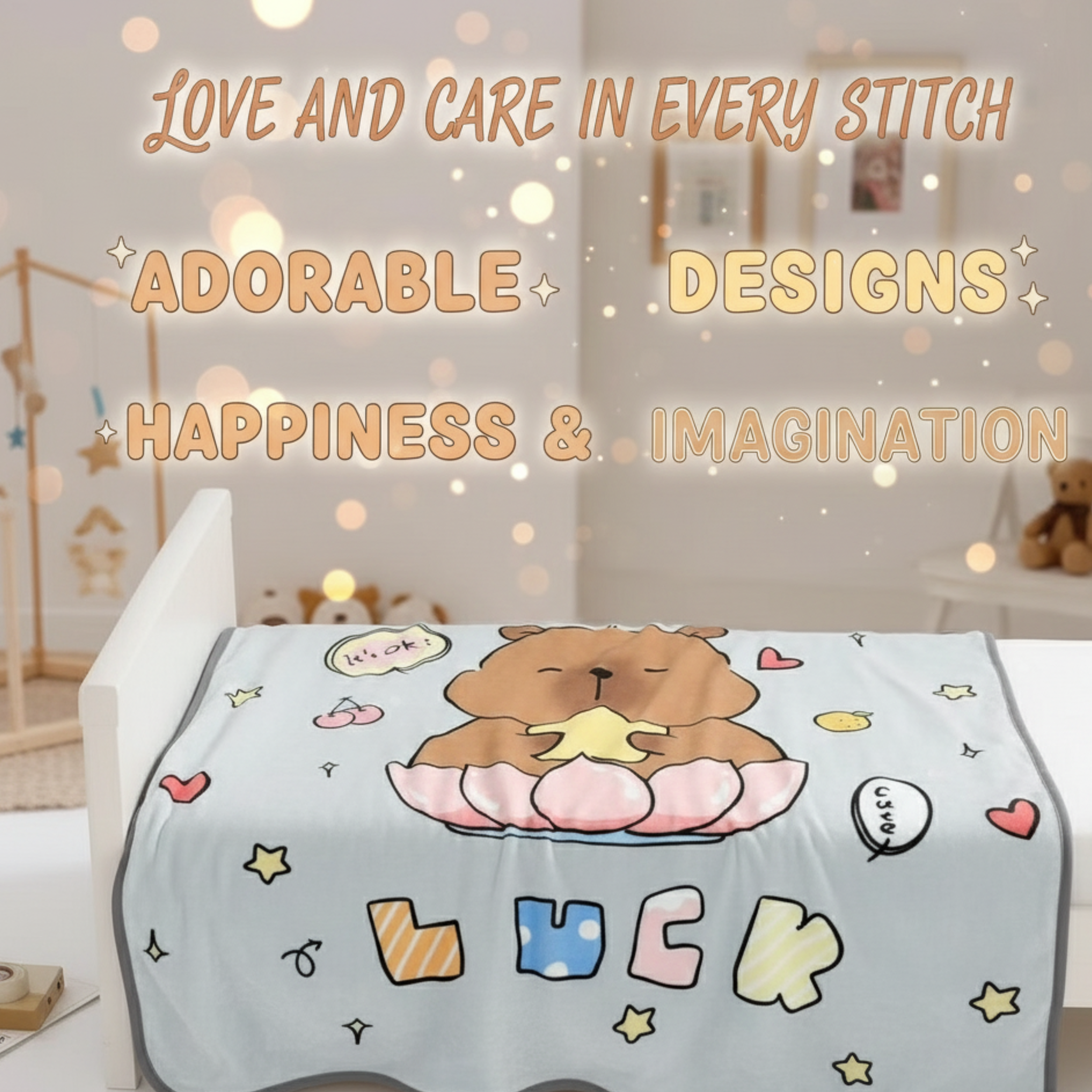 Premium Baby Blanket – Soft Plush 150×100 cm for Newborns & Kids