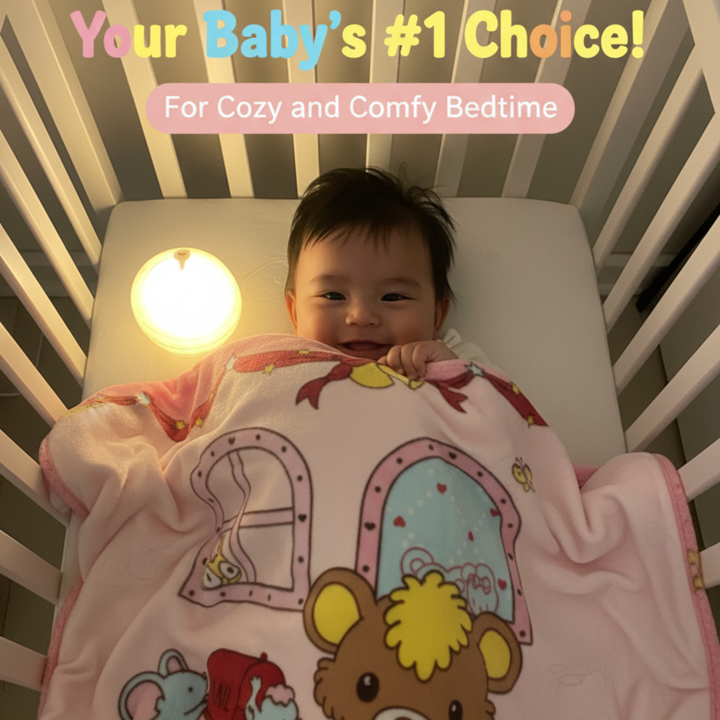 Premium Baby Blanket – Ultra Soft 675 g Plush Blanket for Newborns & Kids