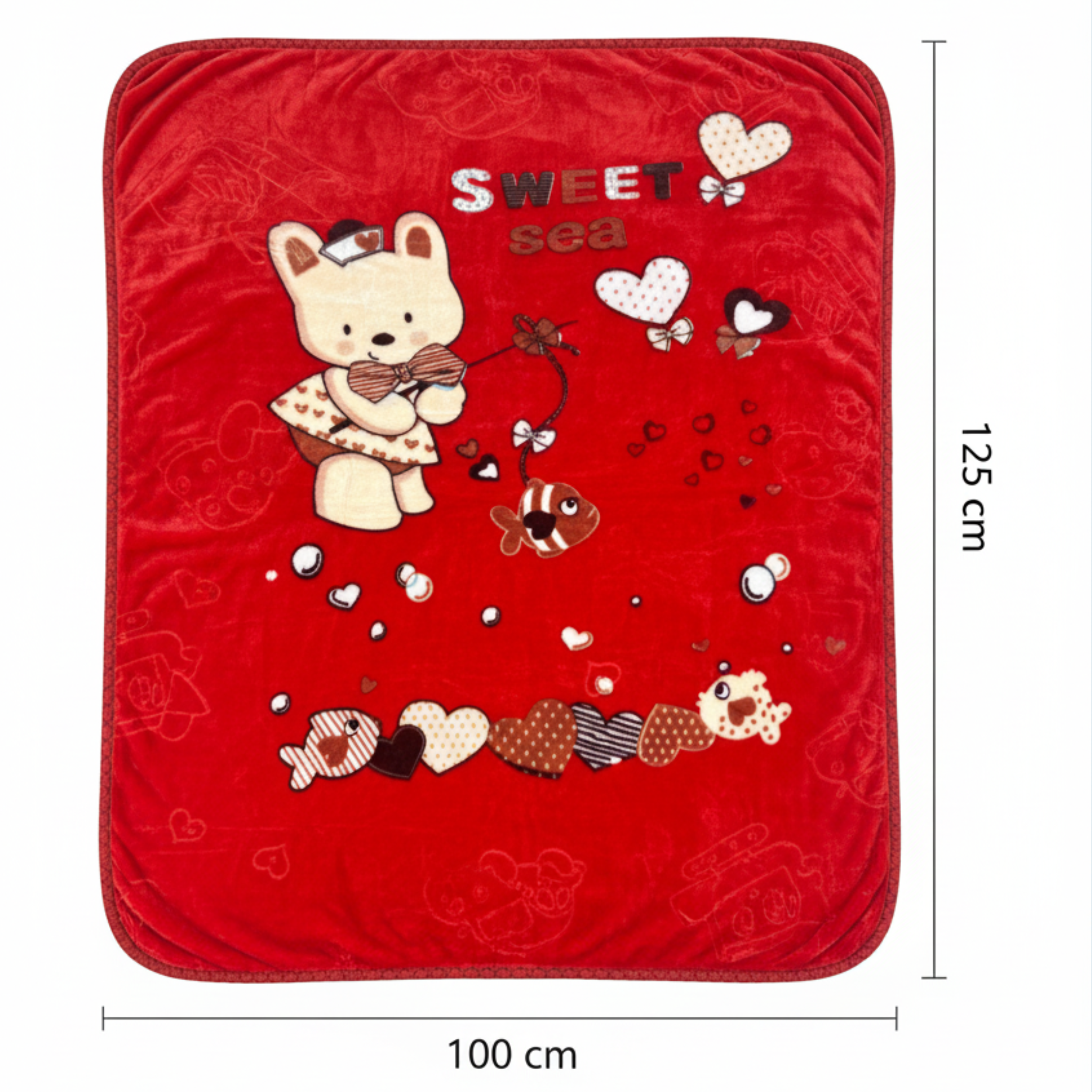 Premium Baby Blanket – Ultra Soft 675 g Plush Blanket for Newborns & Kids