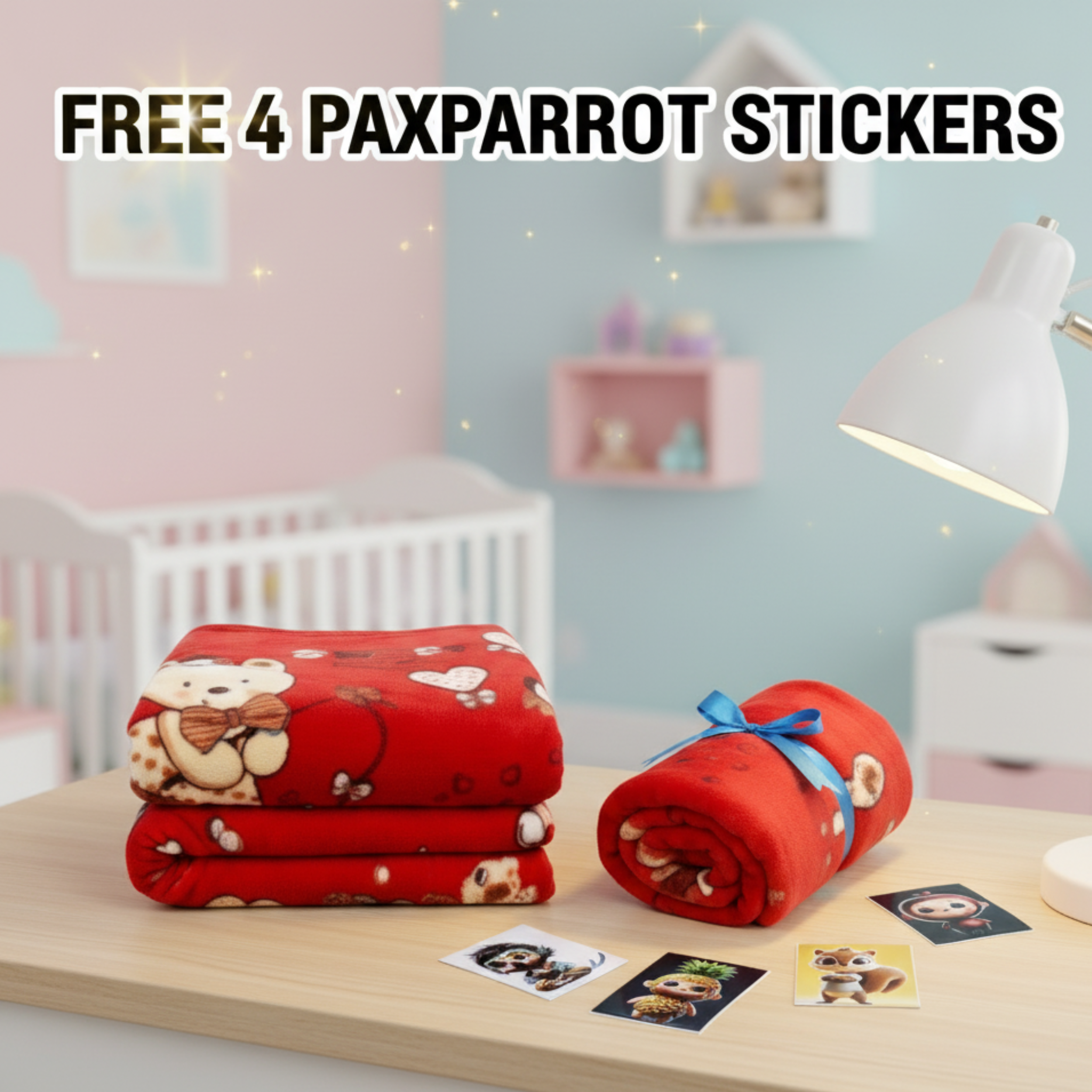 Premium Baby Blanket – Ultra Soft 675 g Plush Blanket for Newborns & Kids