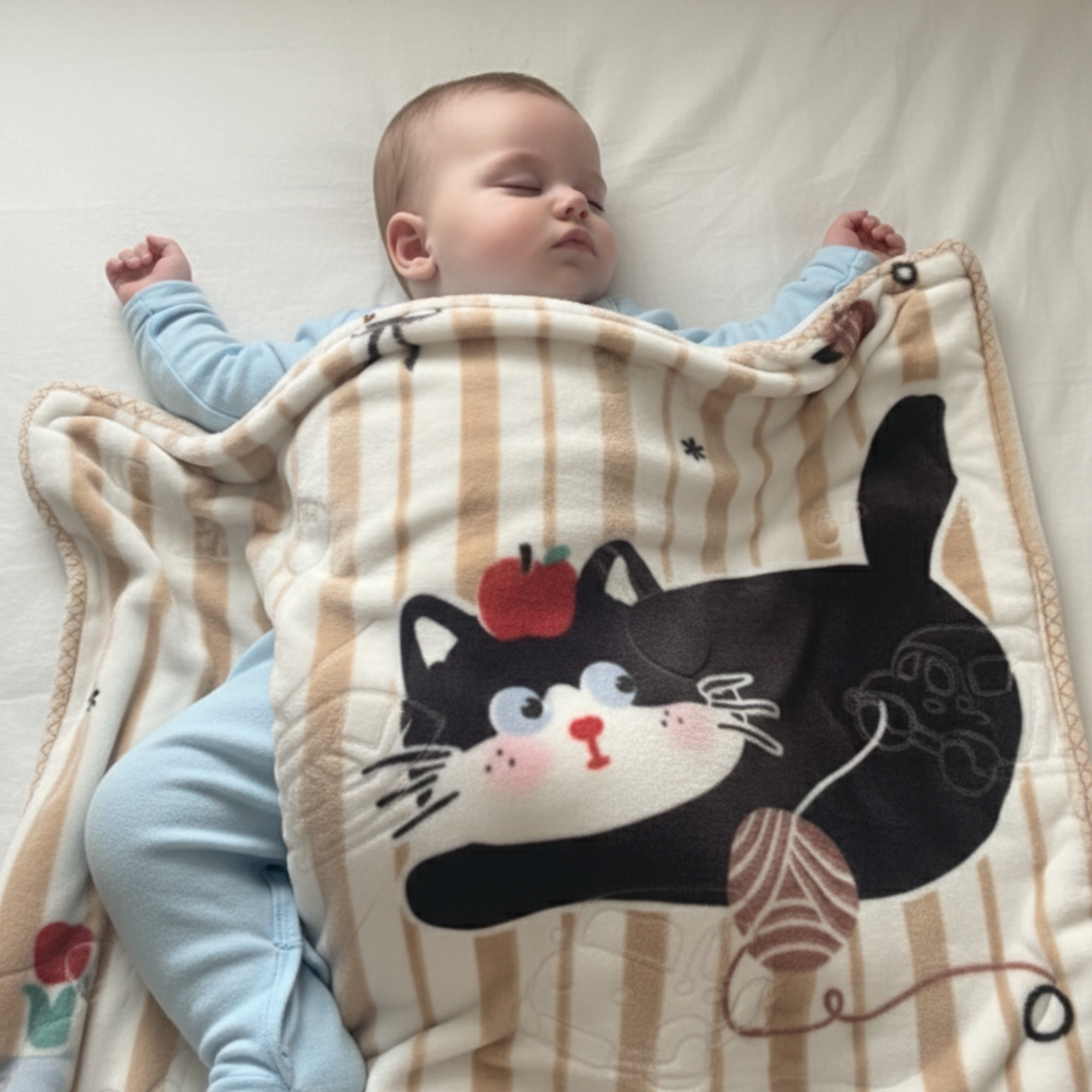 Premium Baby Blanket – Ultra Soft 675 g Plush Blanket for Newborns & Kids