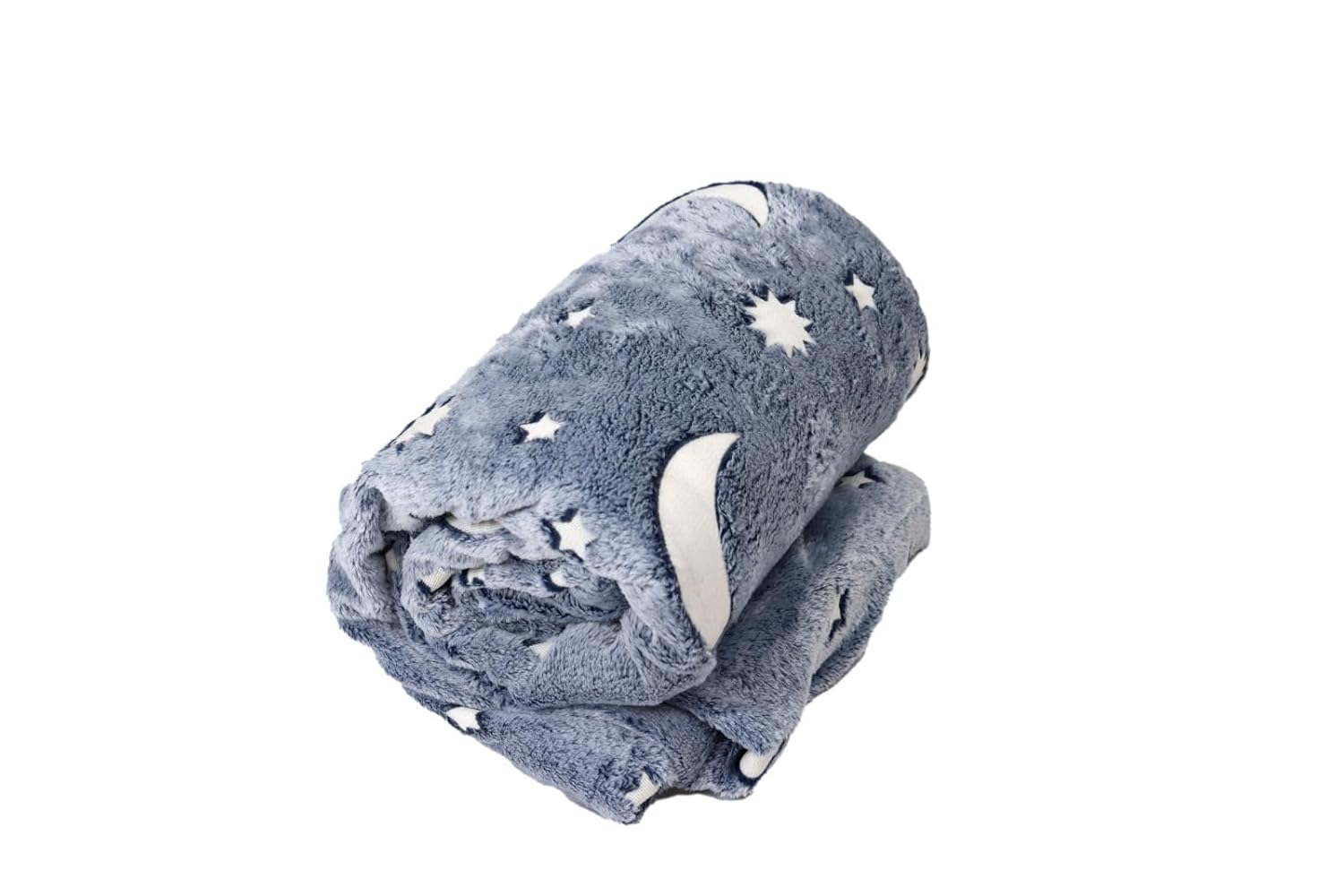 Mermaid Design Multi Color Small Night Glow Baby Blanket for Kids