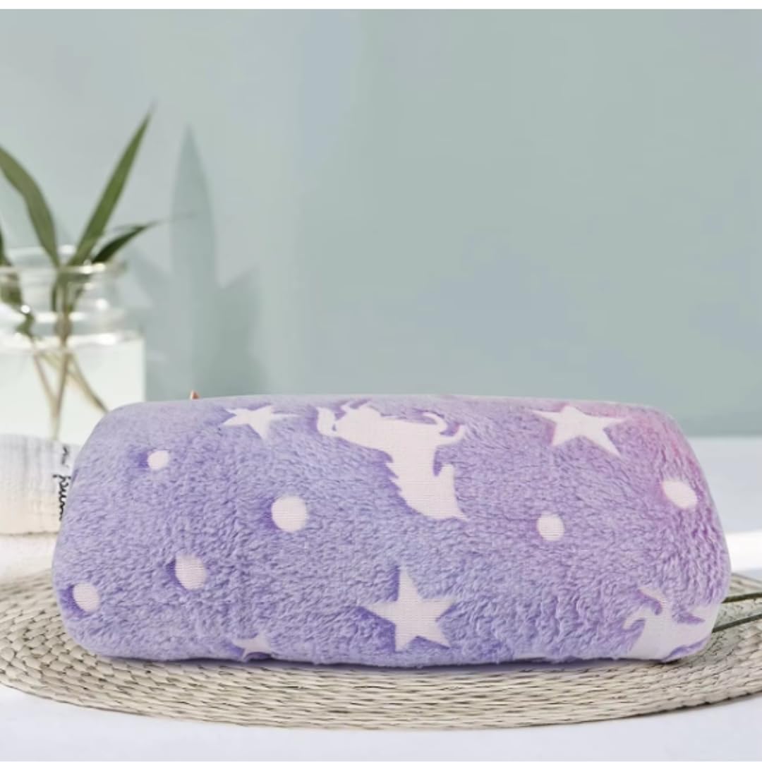Glow-in-The-Night Queen Size Blanket