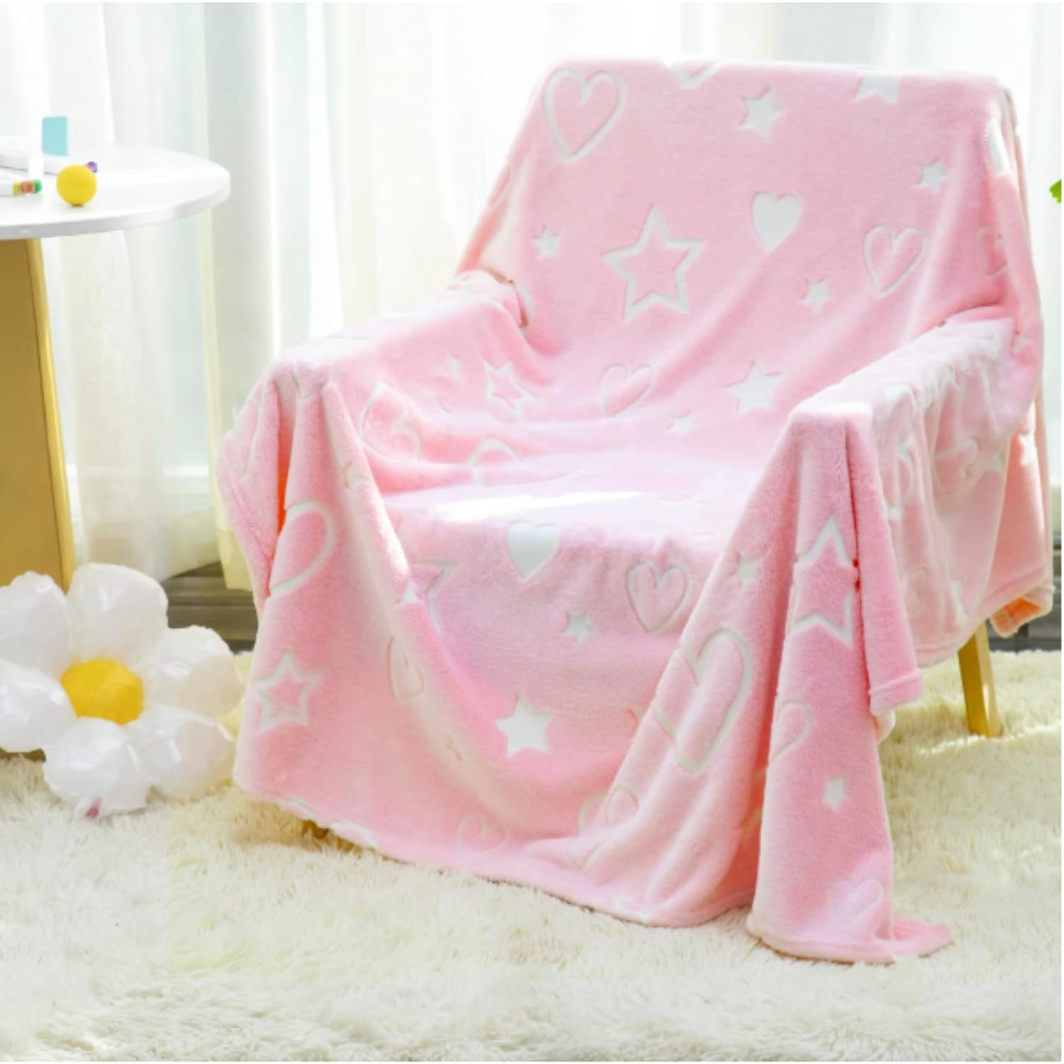 Glow-in-The-Night Queen Size Blanket