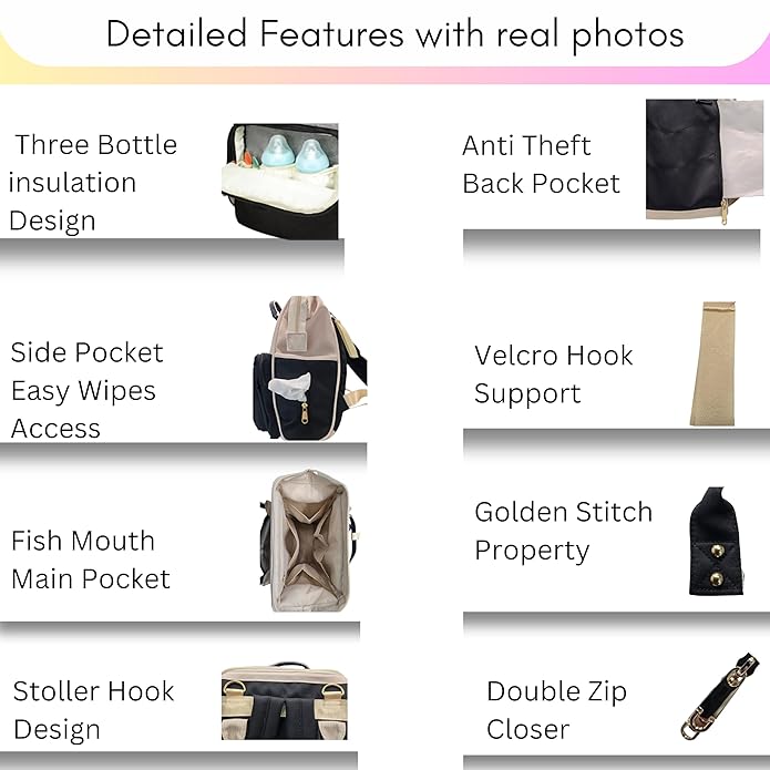 Premium Diaper Bag for Mother Travelling