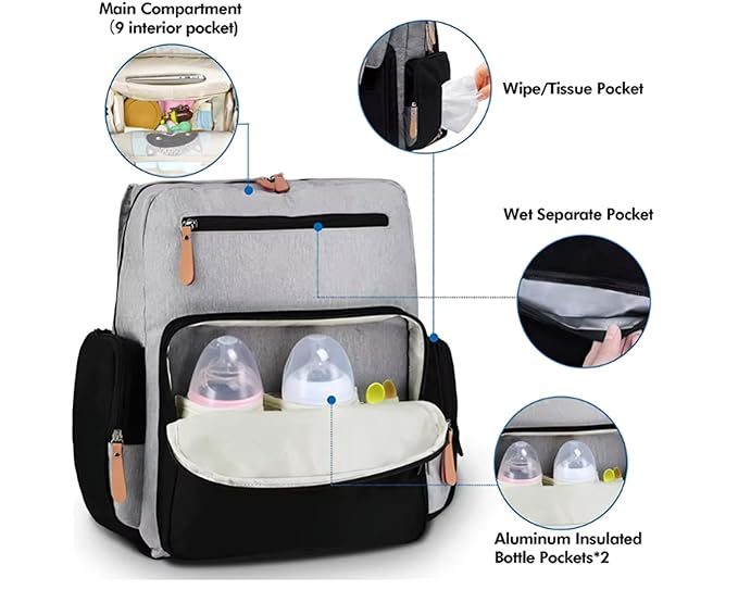 Premium Diaper Bag for Mother Travelling