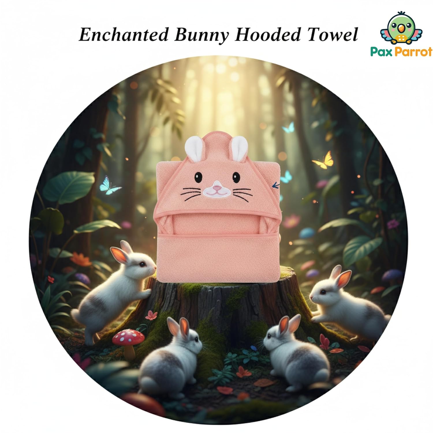 Hooded Baby Towels – 280 GSM Soft Cotton Bath Wraps