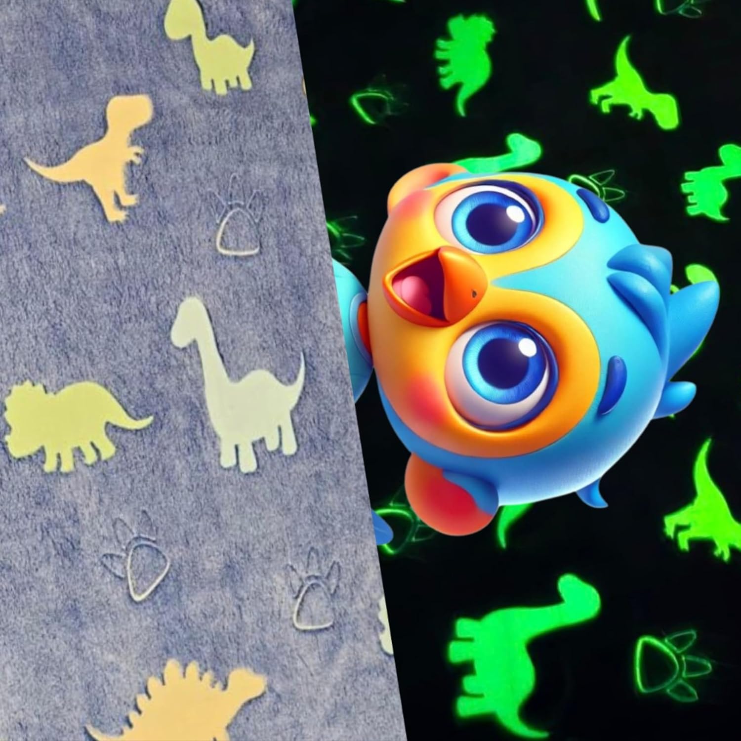 Glow-in-The-Night Queen Size Blanket