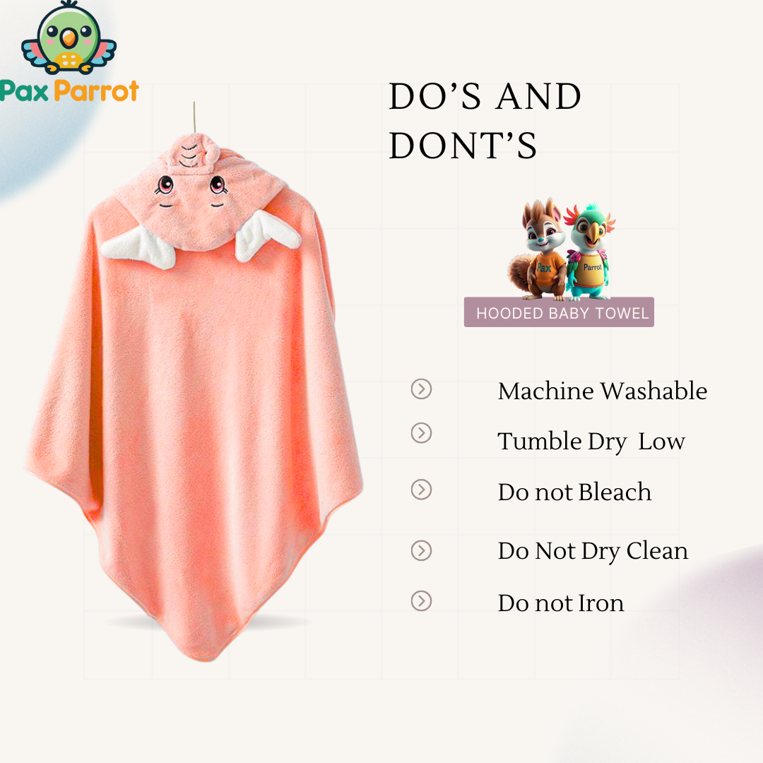 Elephant Hooded Baby Towels – Soft, Absorbent & Adorable Bath Wraps