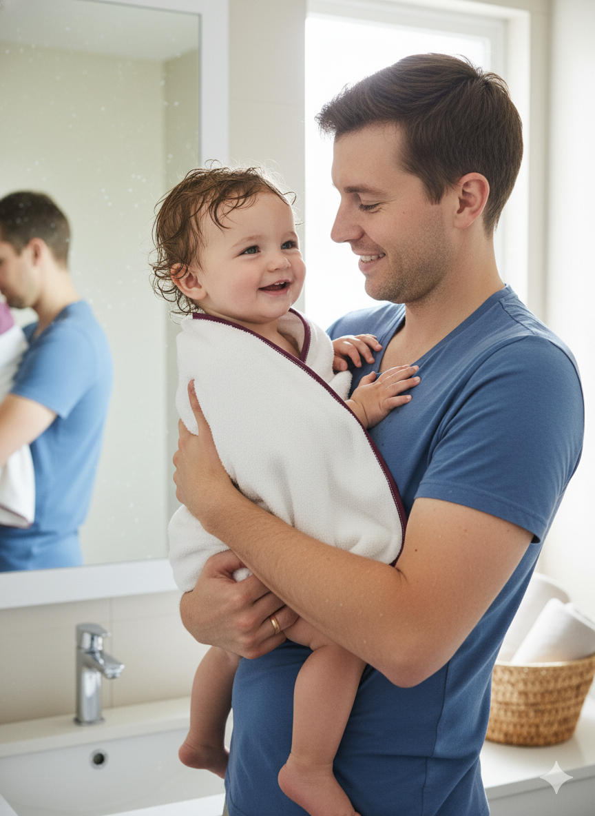 Disney Character Baby Hooded Towel – Soft 280 GSM Cotton Bath Wrap