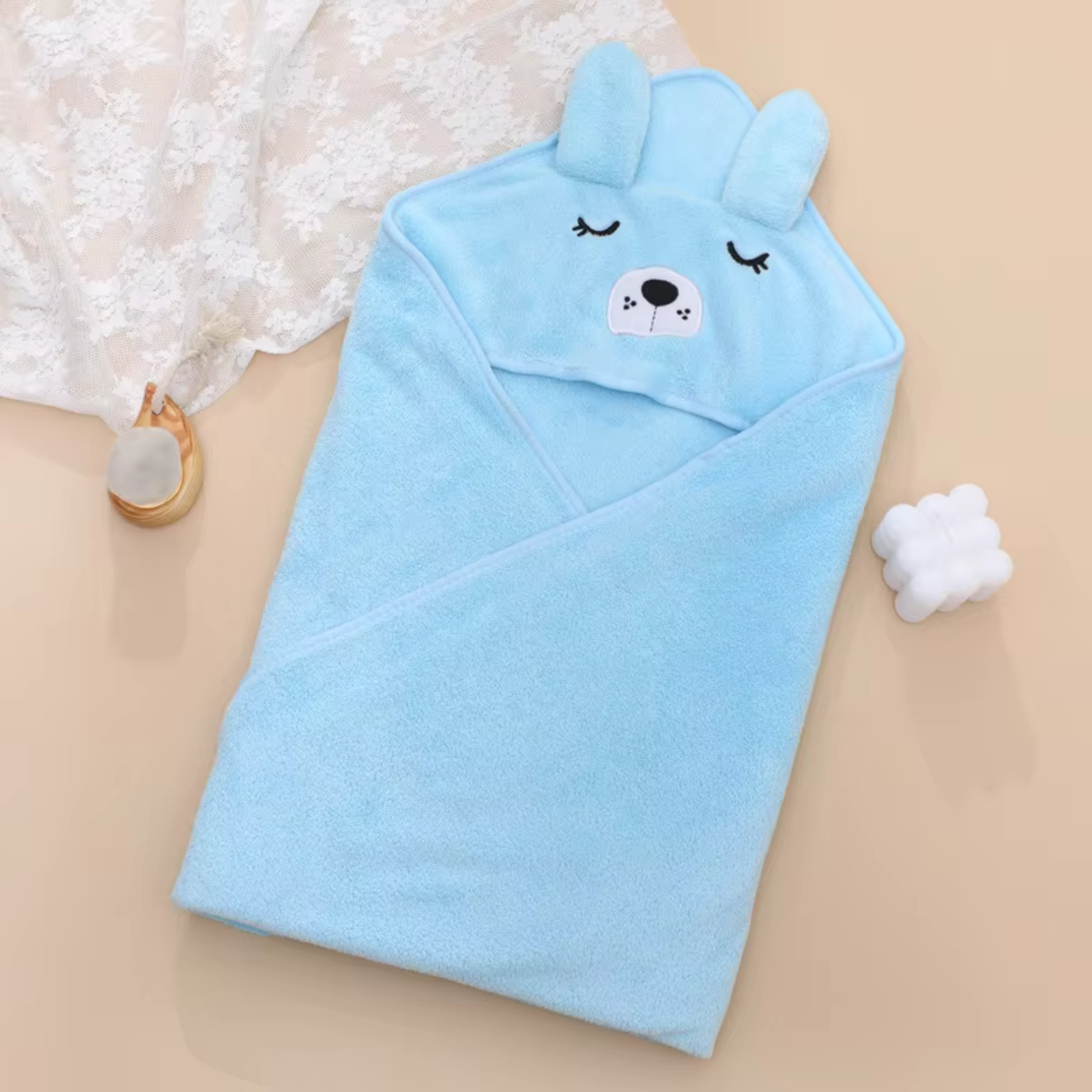 Hooded Baby Towels – 280 GSM Soft Cotton Bath Wraps