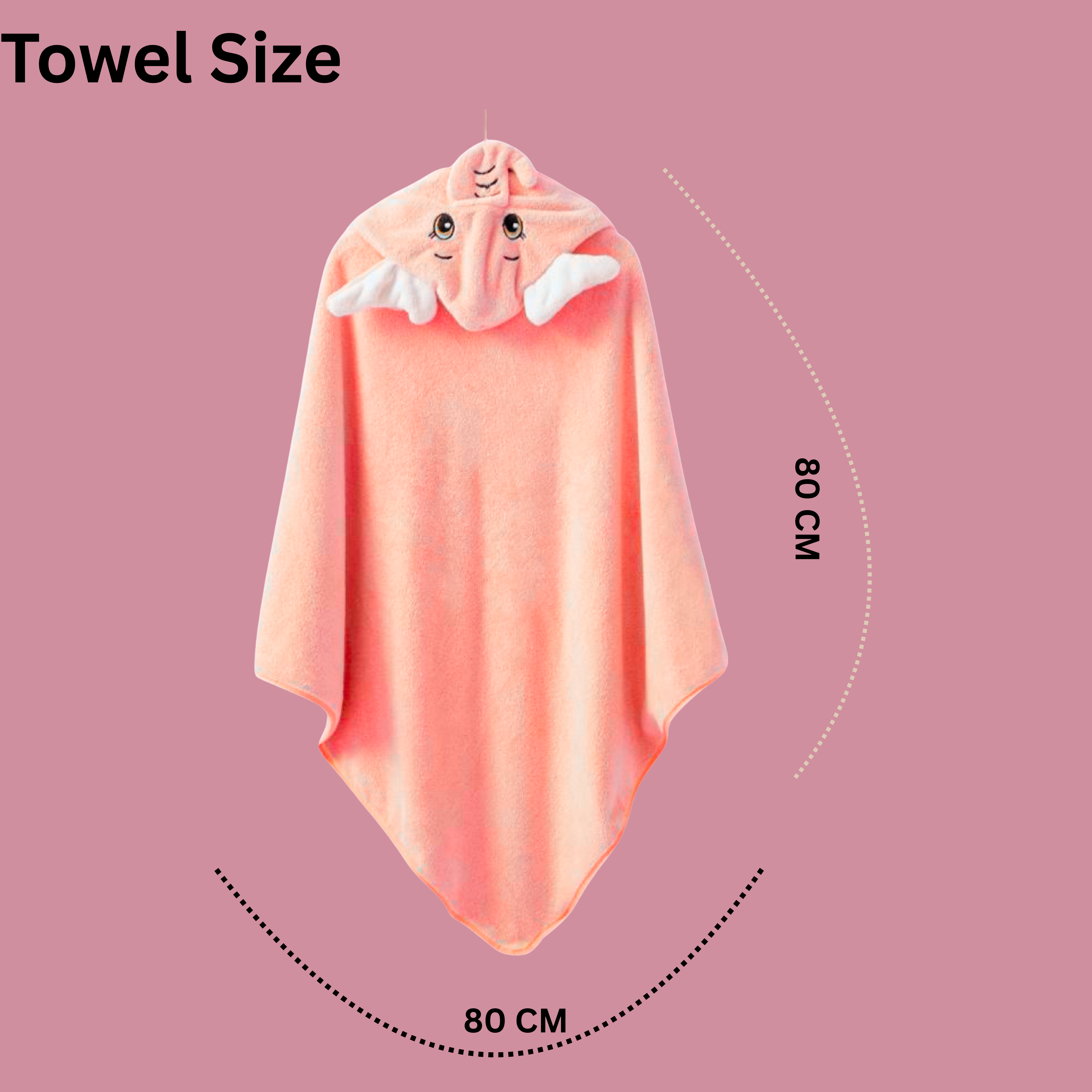 Elephant Hooded Baby Towels – Soft, Absorbent & Adorable Bath Wraps