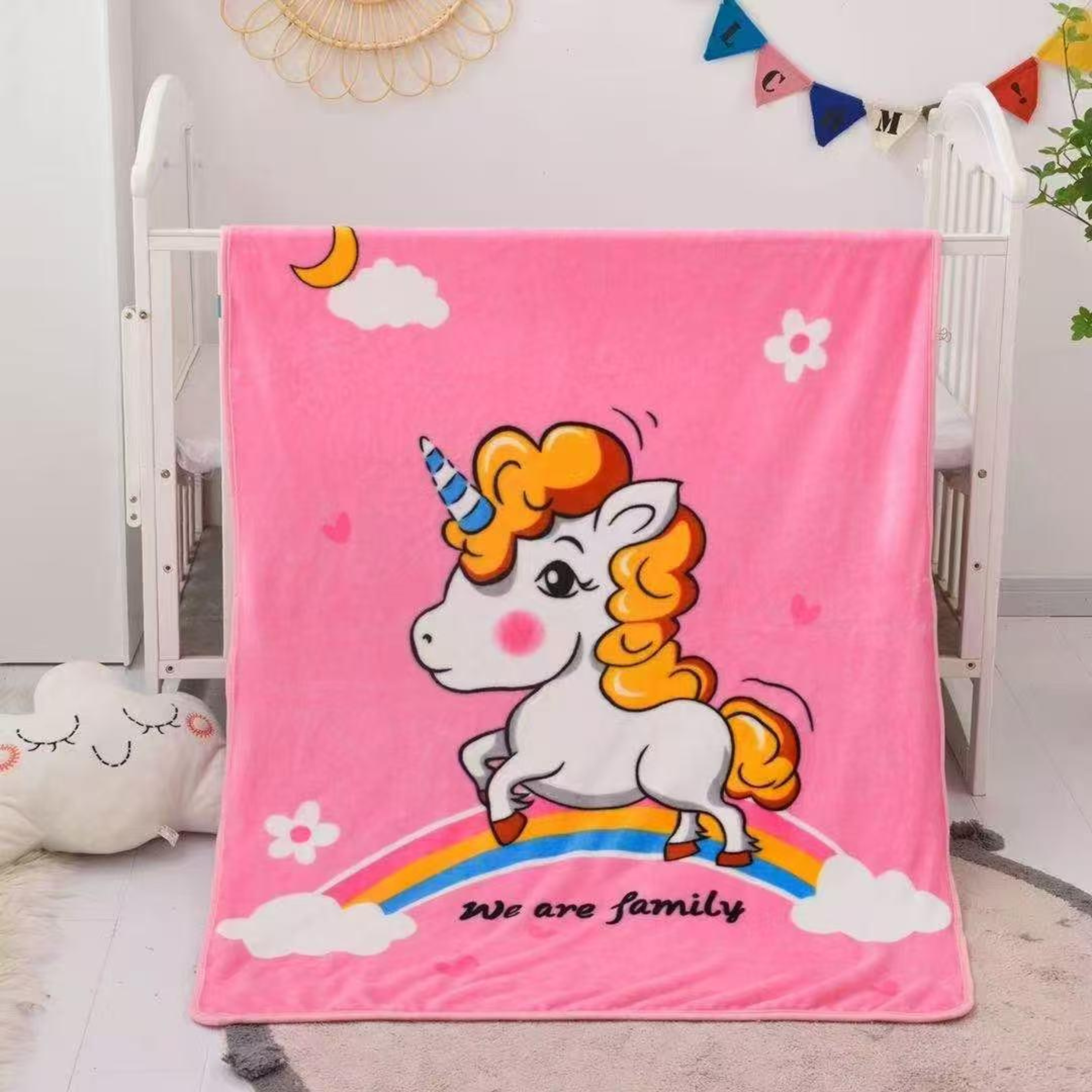 Premium Baby Blanket – Soft Plush 150×100 cm for Newborns & Kids
