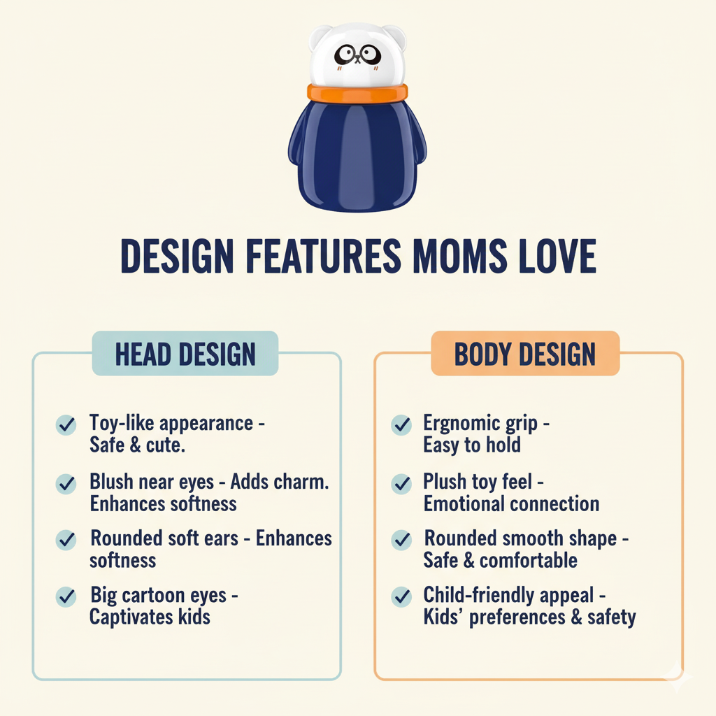 Cute Animal Powder Puff for Babies – Soft & Gentle Baby Care