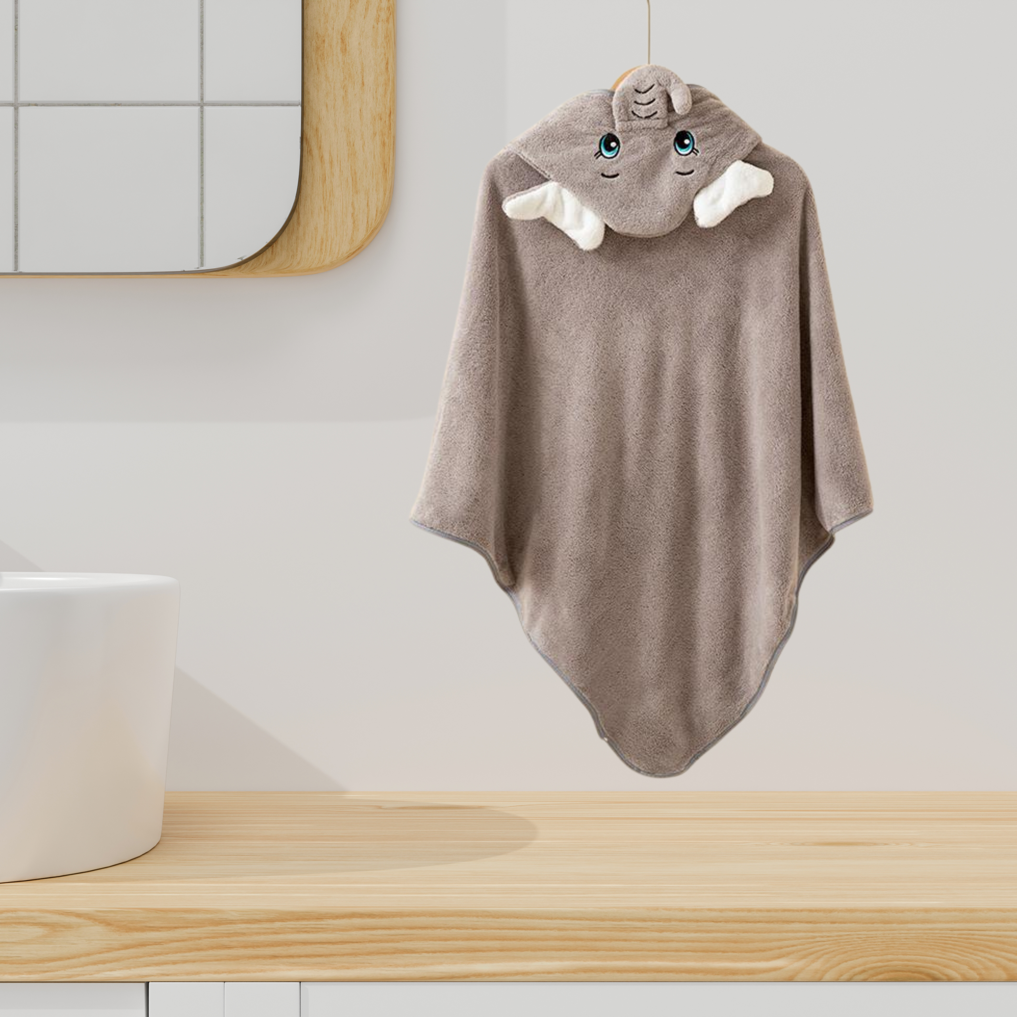 Elephant Hooded Baby Towels – Soft, Absorbent & Adorable Bath Wraps