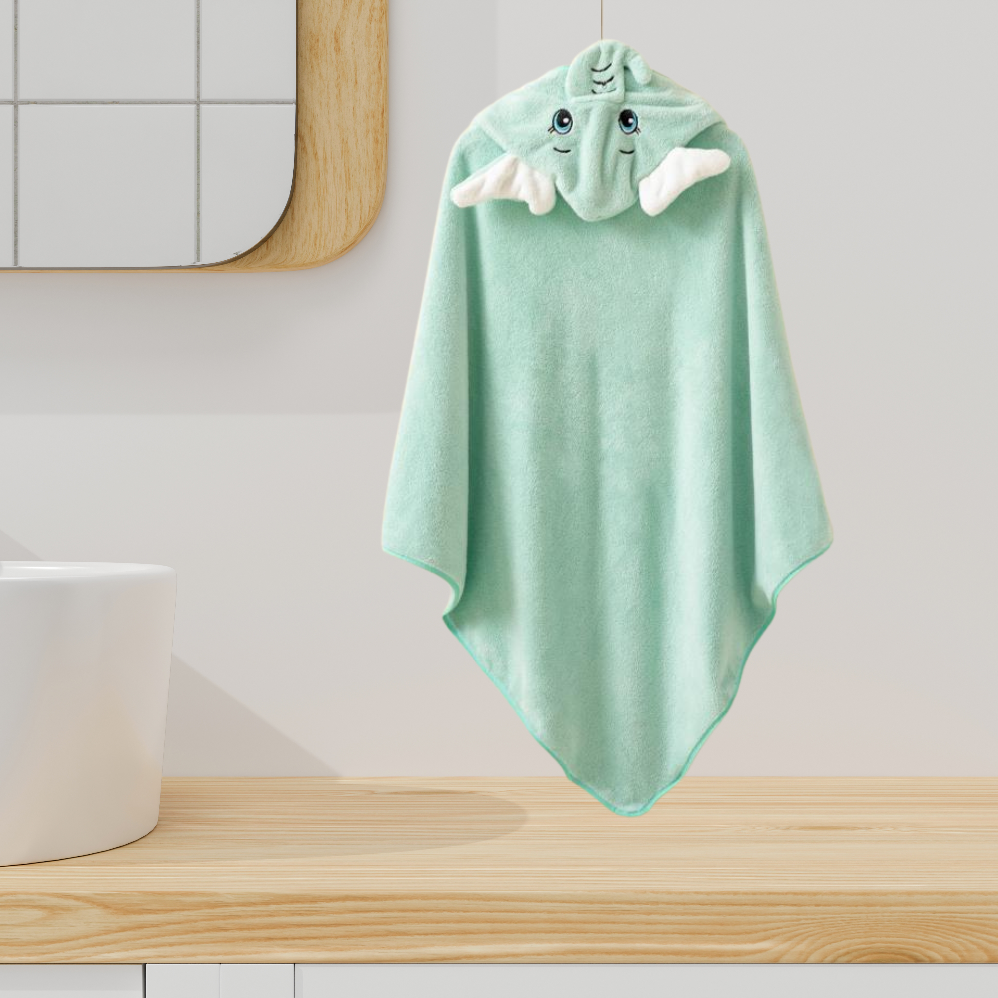 Elephant Hooded Baby Towels – Soft, Absorbent & Adorable Bath Wraps