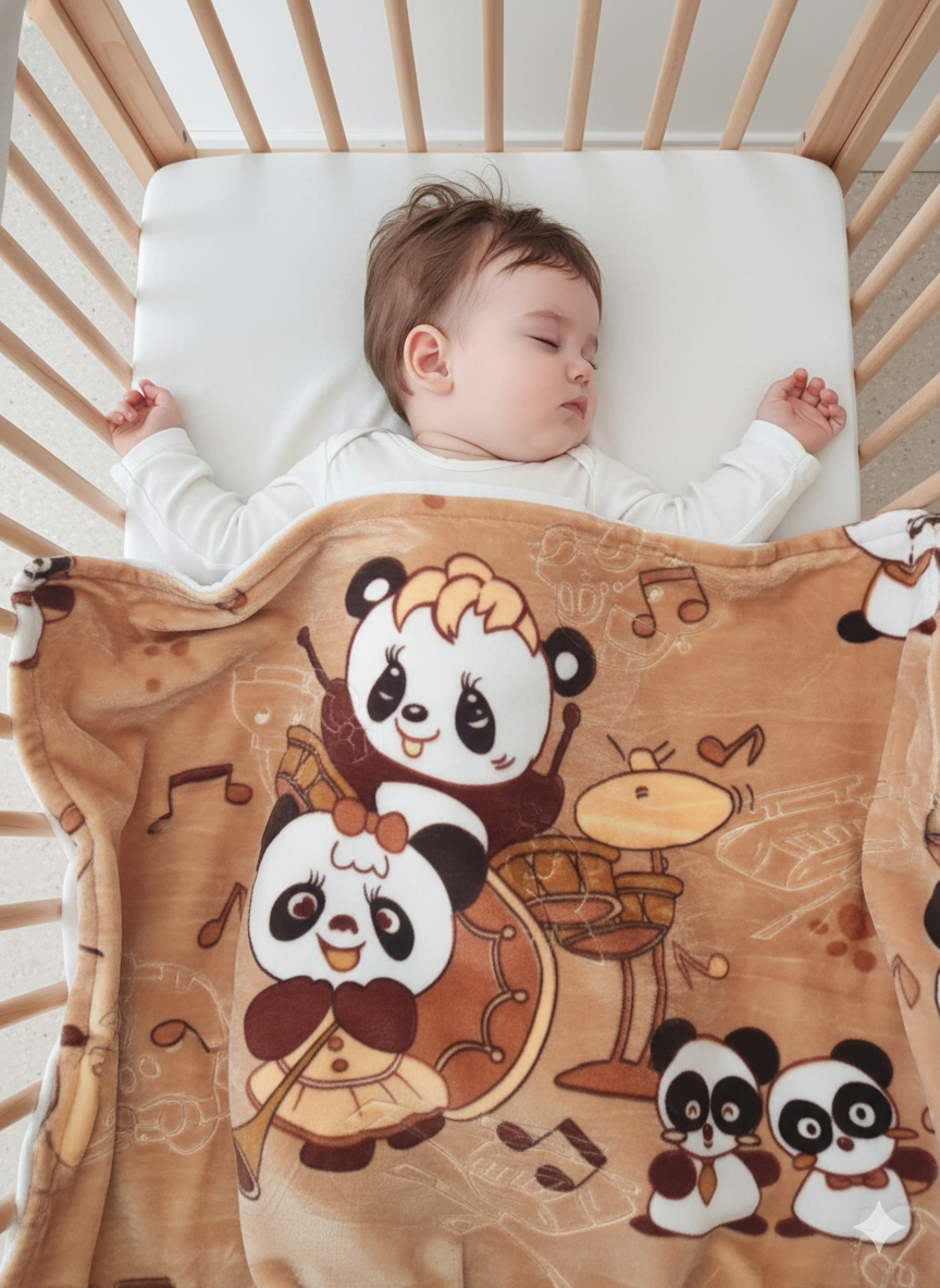 Premium Baby Blanket – Ultra Soft 675 g Plush Blanket for Newborns & Kids