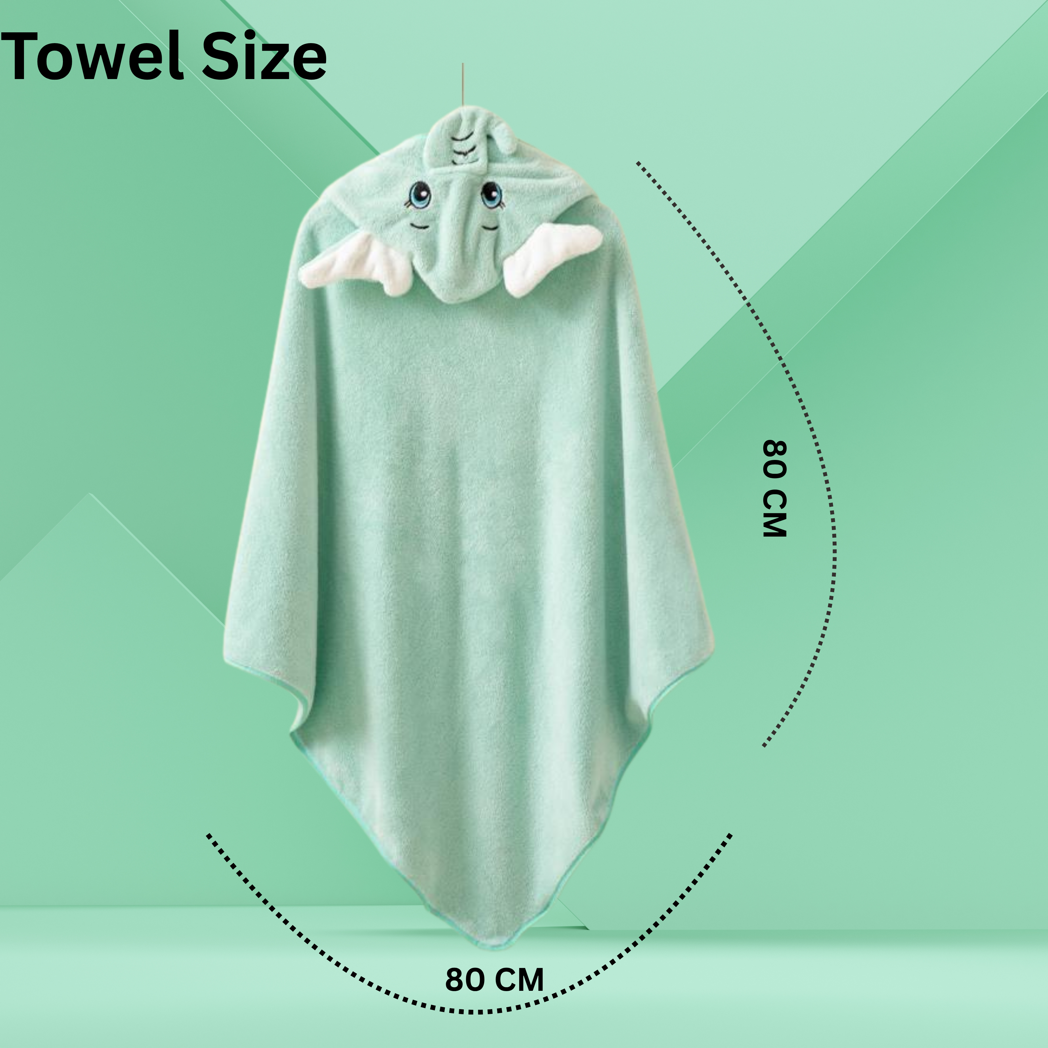 Elephant Hooded Baby Towels – Soft, Absorbent & Adorable Bath Wraps