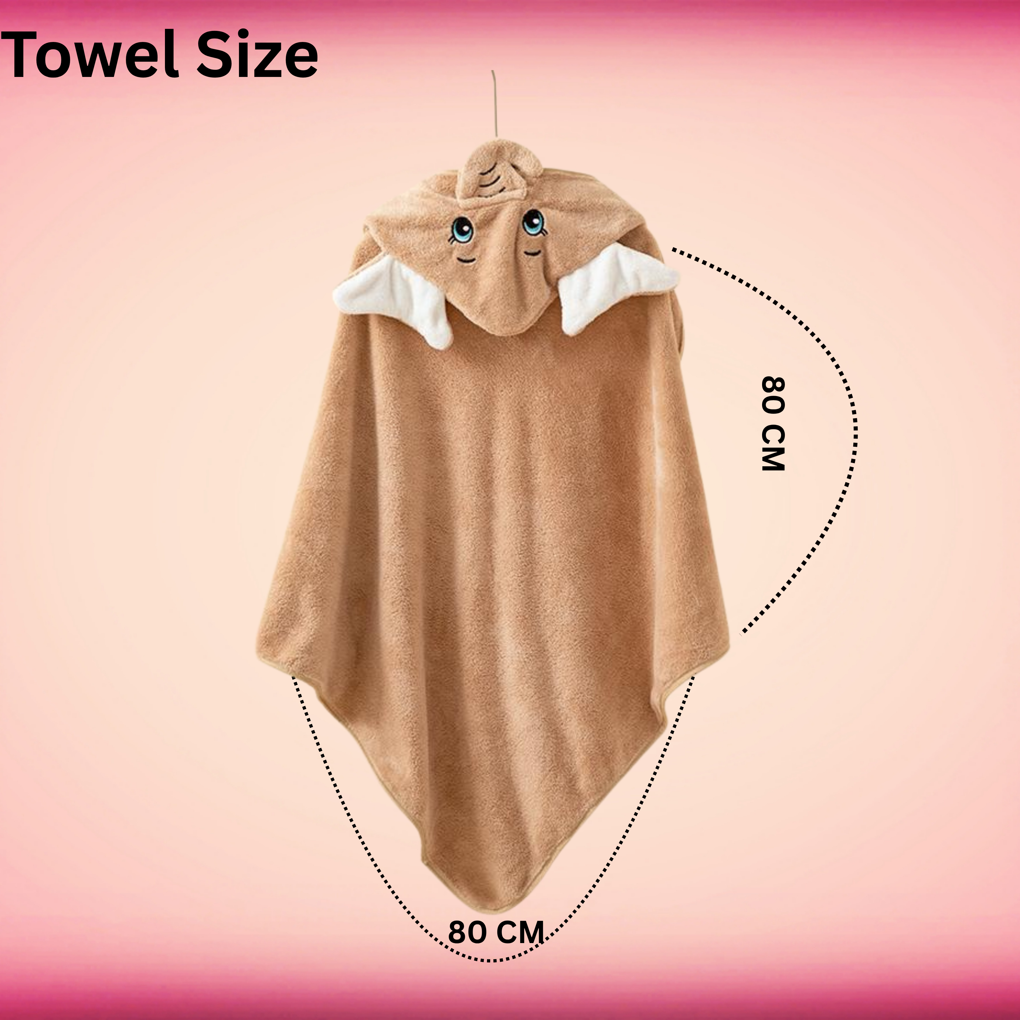 Elephant Hooded Baby Towels – Soft, Absorbent & Adorable Bath Wraps