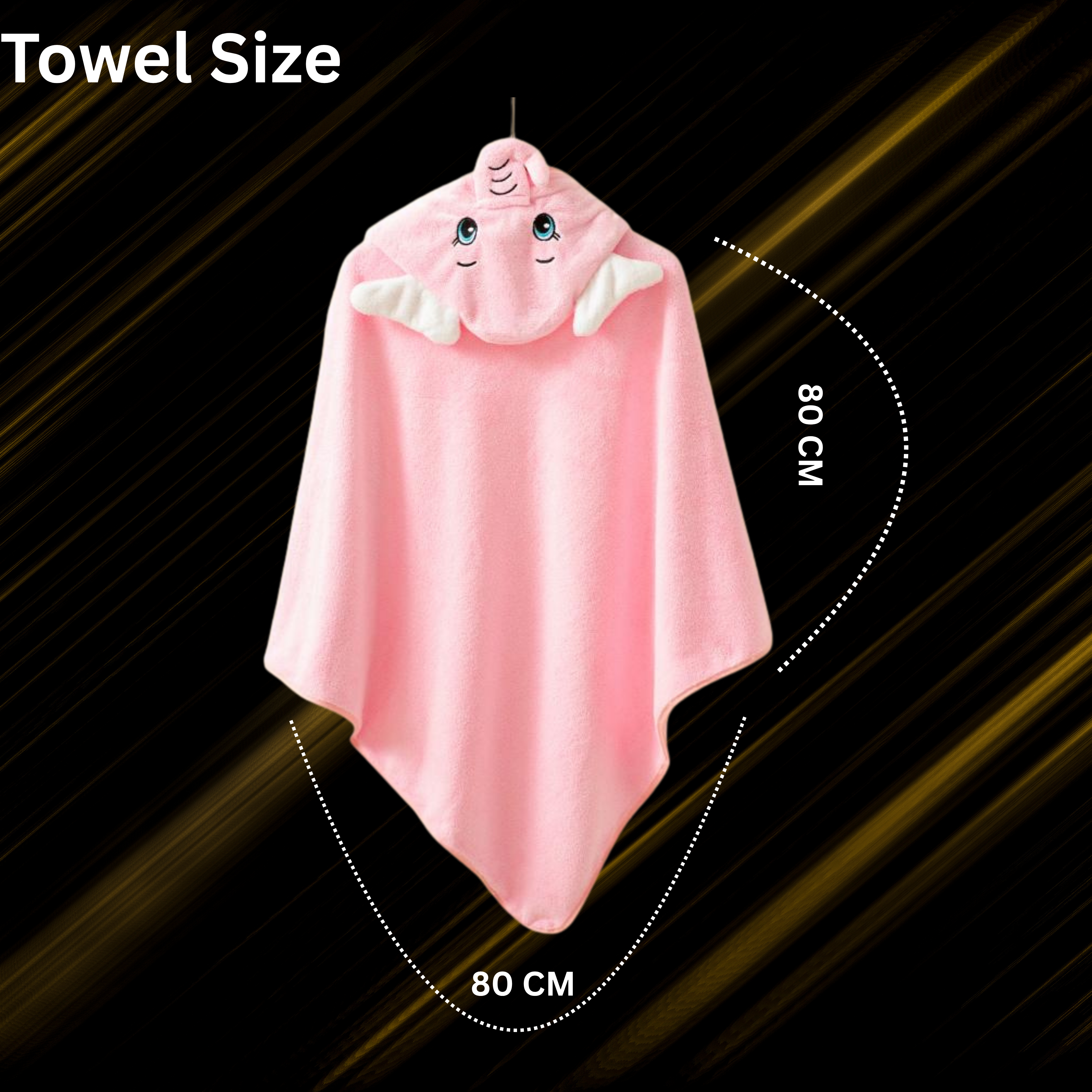 Elephant Hooded Baby Towels – Soft, Absorbent & Adorable Bath Wraps