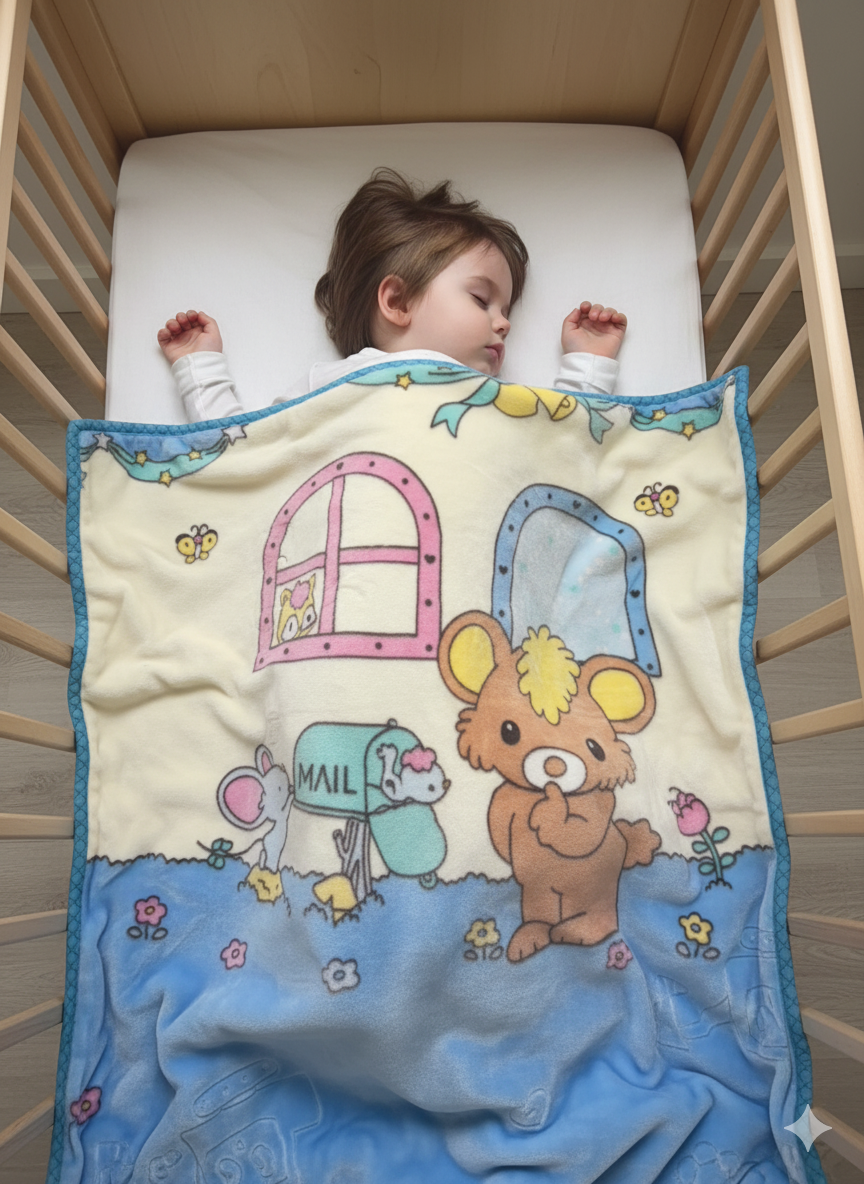 Premium Baby Blanket – Ultra Soft 675 g Plush Blanket for Newborns & Kids