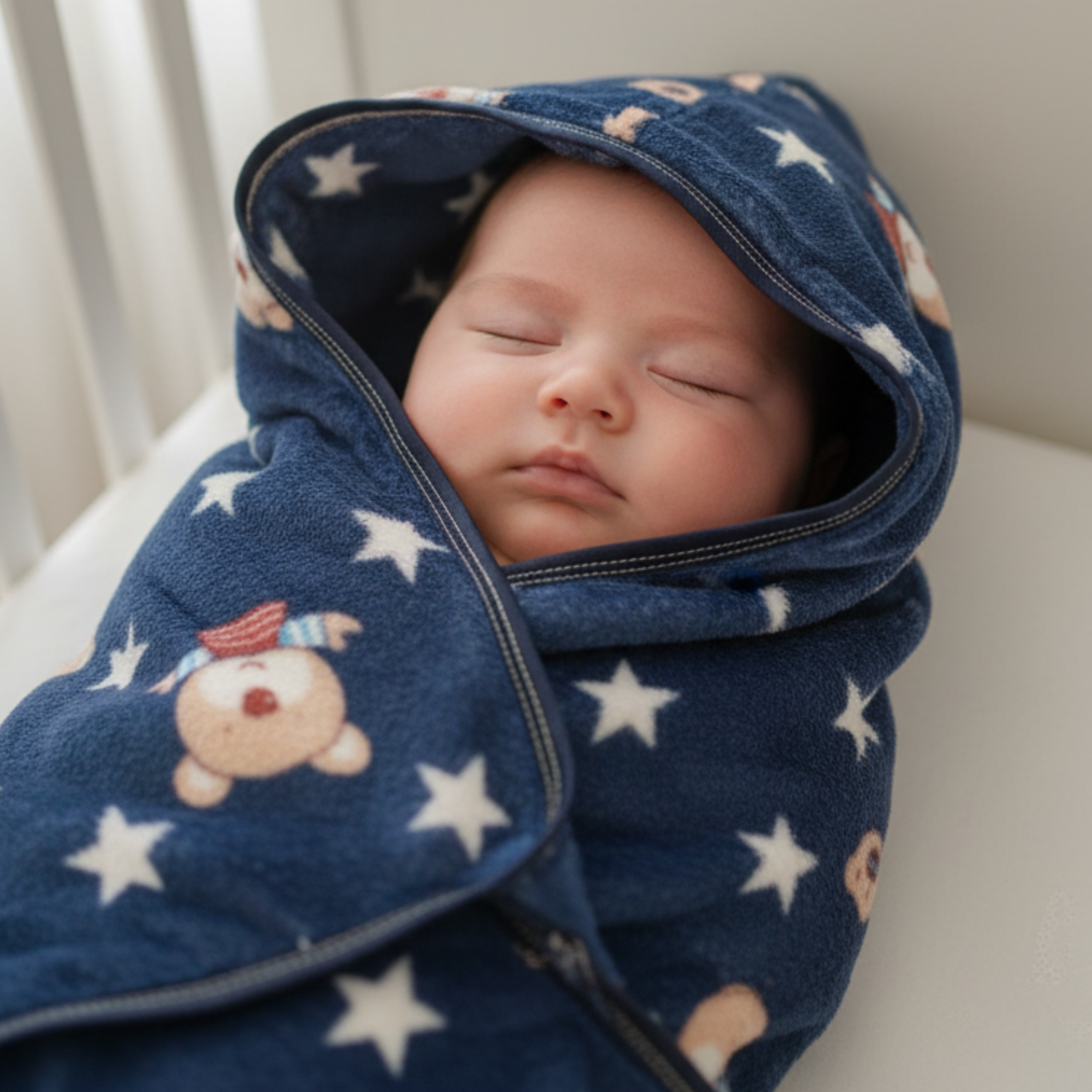 Baby Velvet Hooded Blanket – Ultra Soft