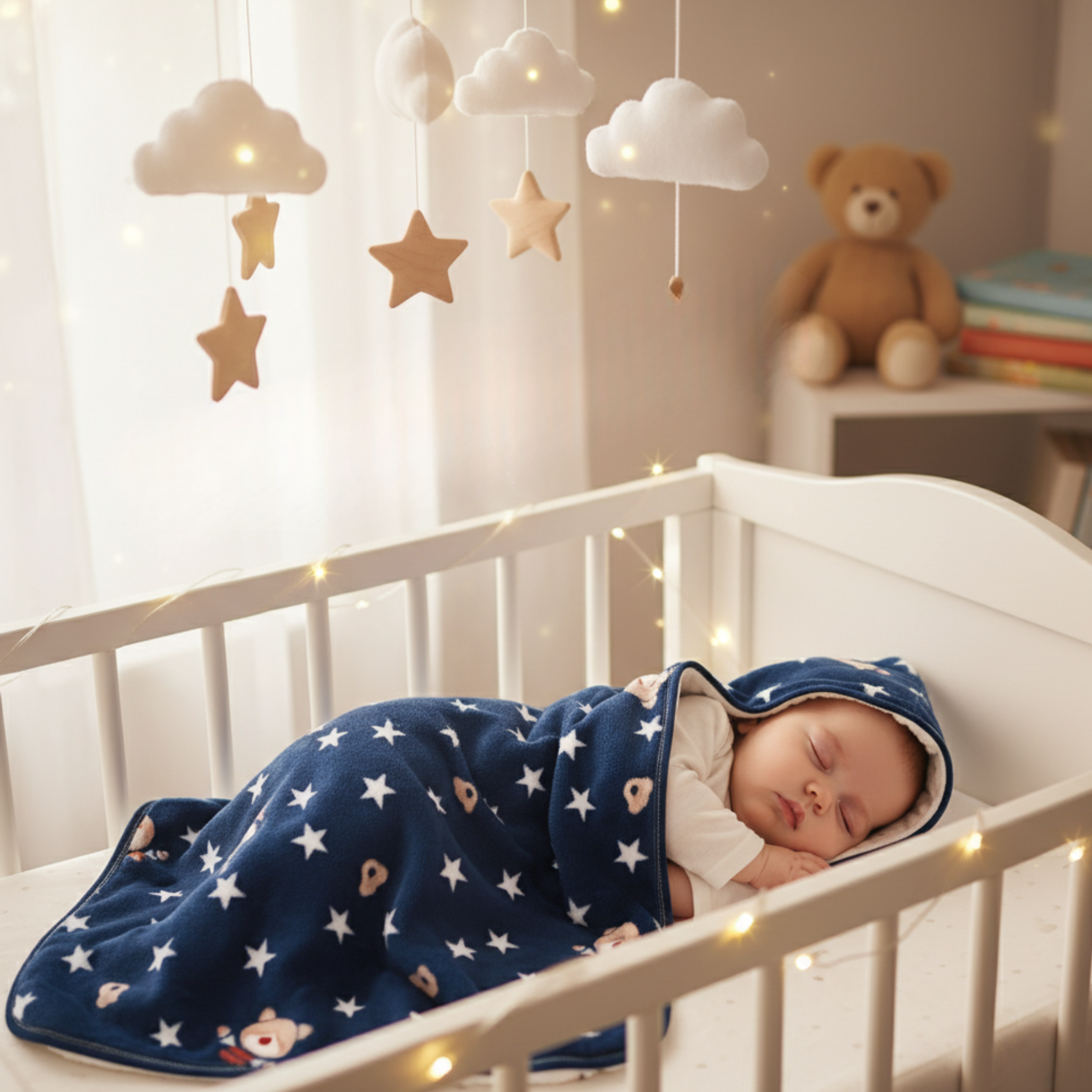 Baby Velvet Hooded Blanket – Ultra Soft